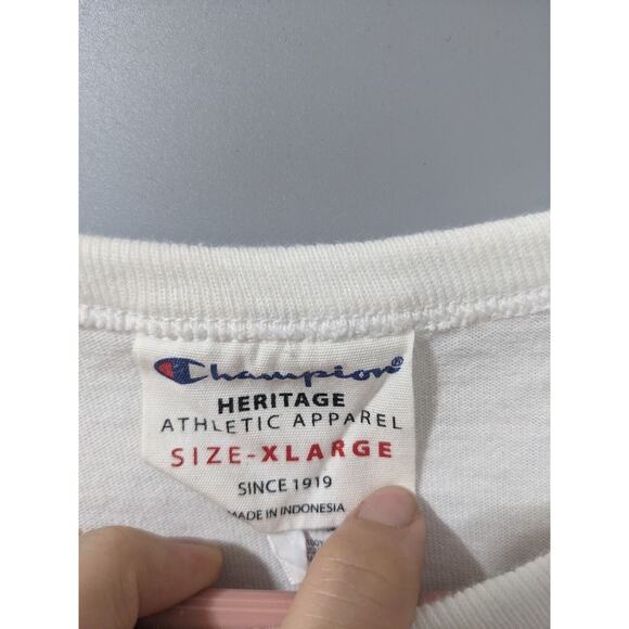 Champion Heritage Logo White Size Extra Large T shirt - Picture 3 of 6